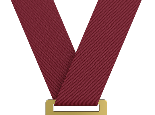 Burgundy Red Medal Ribbon
