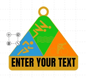 Triathlon Custom Medals