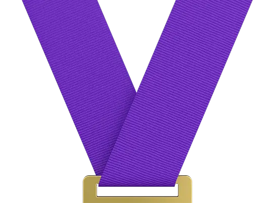 Purple Medal Ribbon Purple Medal Ribbon