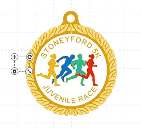 Running Medals Template