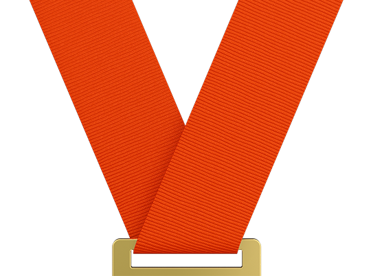 Orange Medal Ribbon