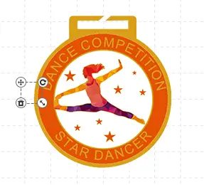 Dancing Custom Medals