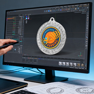 design online or with our team for custom medallions