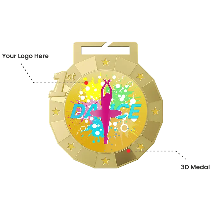 Dance Splash 1st-Place Medal