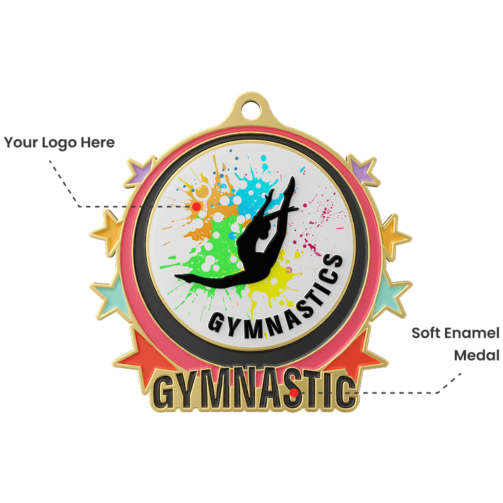 Rainbow Gymnastics Pride Medal