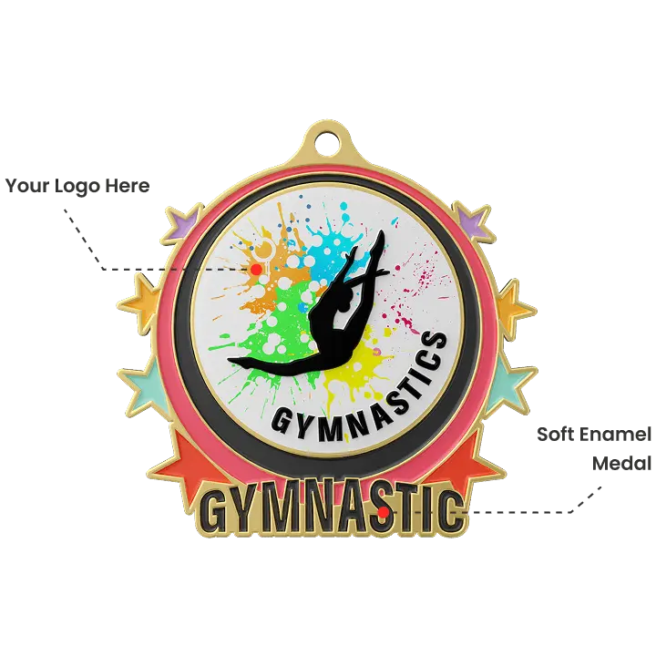 Rainbow Gymnastics Pride Medal