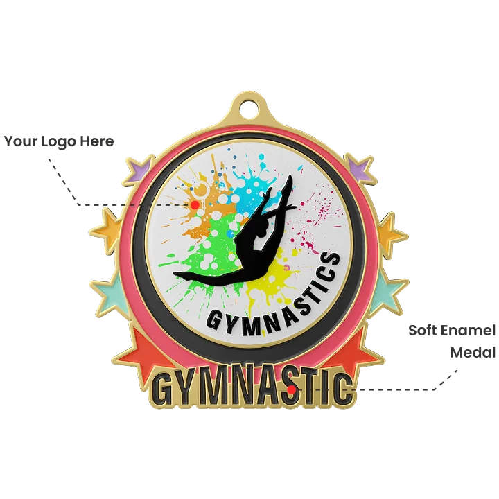Rainbow Gymnastics Pride Medal