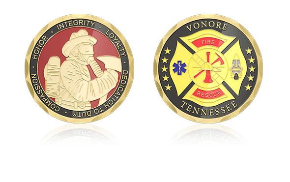 Tennessee Rescue Custom Challenge Coins