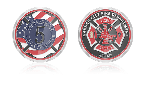 Fire Department Coins Custom