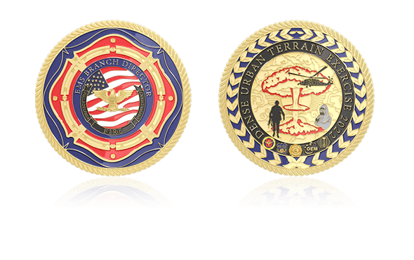 Custom EMS Firefighter Coins