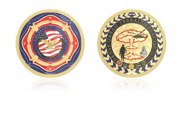 Custom EMS Firefighter Coins
