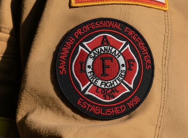 Embroidered Fire Department Patches