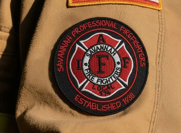 Embroidered Fire Department Patches