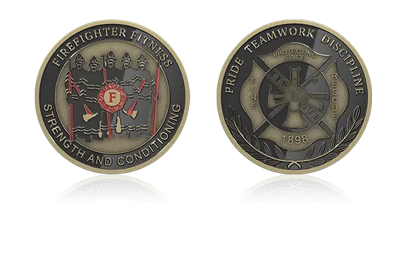 Firefighter Challenge Coins Custom