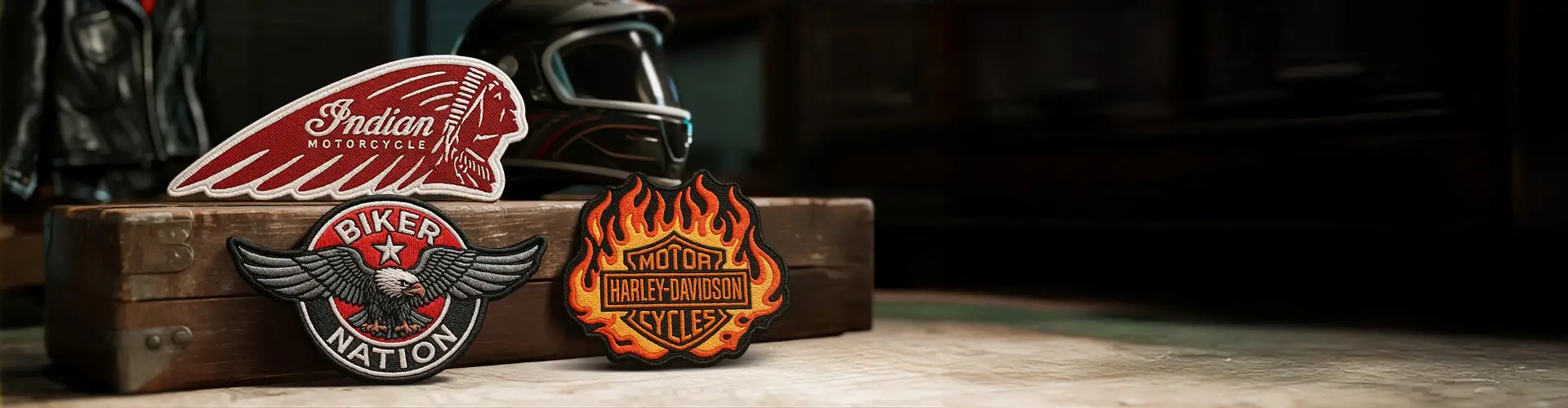 Custom Motorcycle Patch Custom Motorcycle Patch