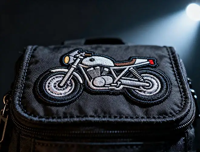 Custom Motorcycle Patches for Bags