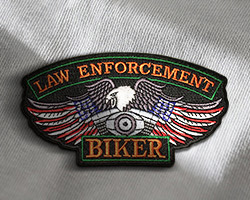 Embroidered Motorcycle Patches