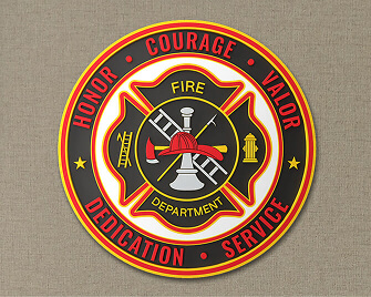 PVC Fire Department Patches