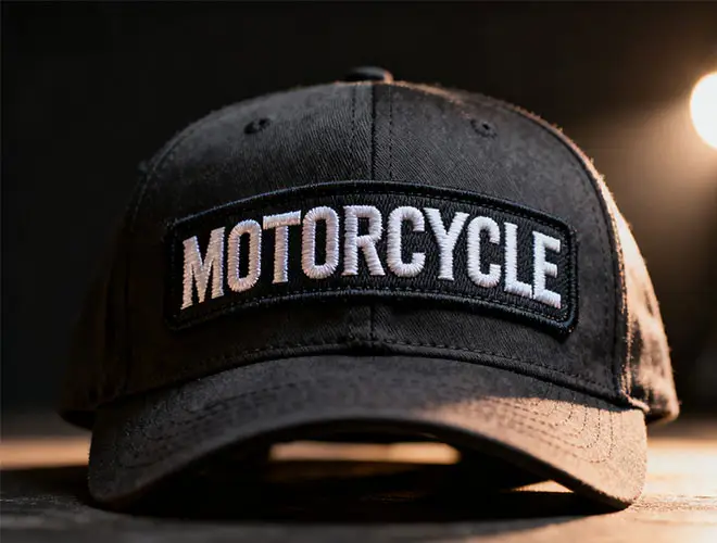 Custom Motorcycle Patches for Hats