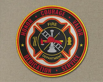 Woven Fire Department Patches