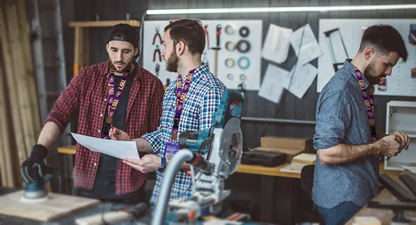 custom breakaway lanyard with dye-sublimation