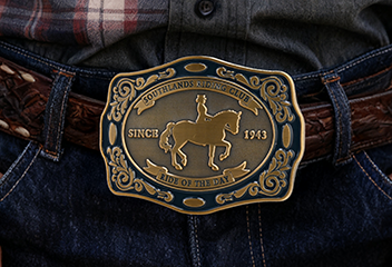 Custom Equestrian Belt Buckle