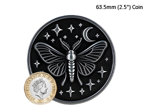 2.5" Coin Size