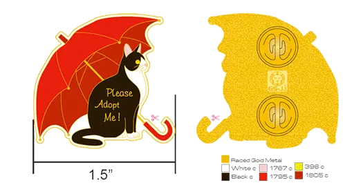 Confirm Hard Enamel Pins Design Proof