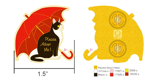 Confirm Hard Enamel Pins Design Proof