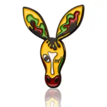 Drama Donkey Enamel Lapel Pin Drama Donkey Enamel Lapel Pin