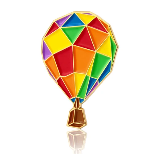 Hot Air Balloon Enamel Pins