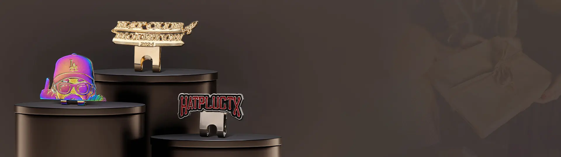 hat with pins hat with pins