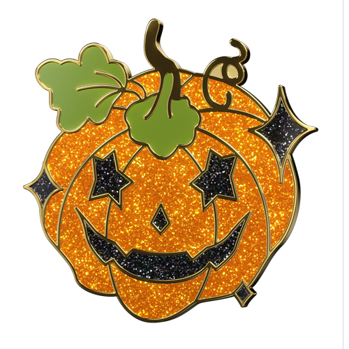 glitter enamel pins