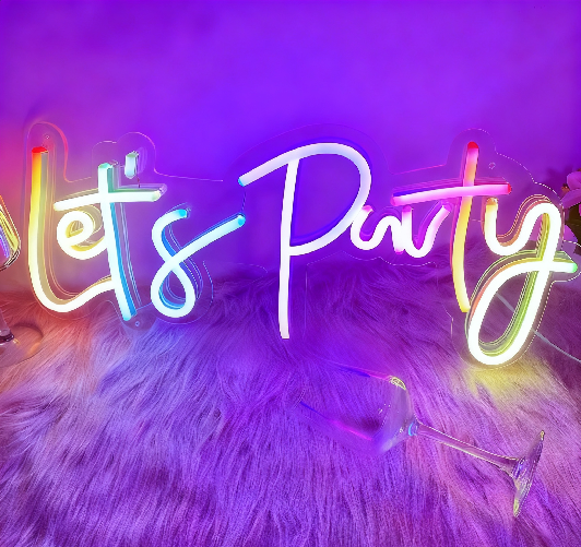 RGB Colour-Changing Neon Sign