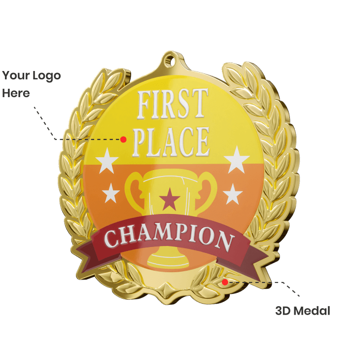 Dance Splash 1st-Place Medal Dance Splash 1st-Place Medal