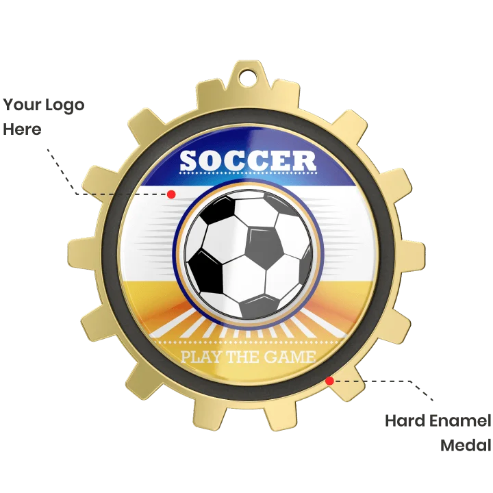 Custom competitive Gear Medals