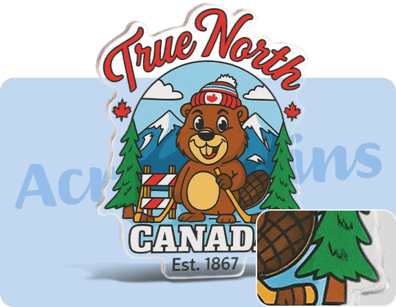 Custom Acrylic Lapel Pins