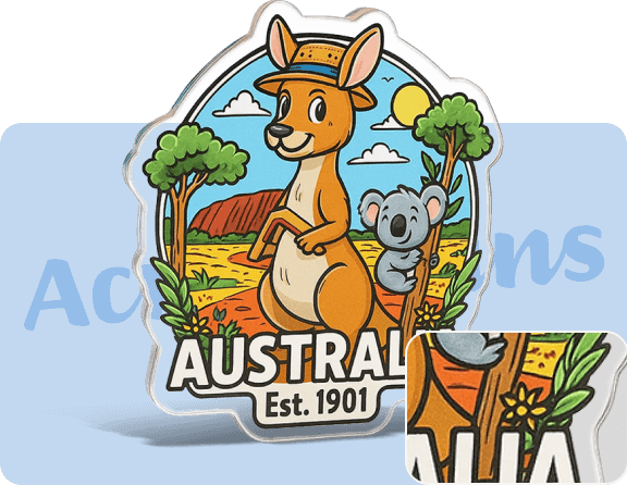 Custom Acrylic Lapel Pins