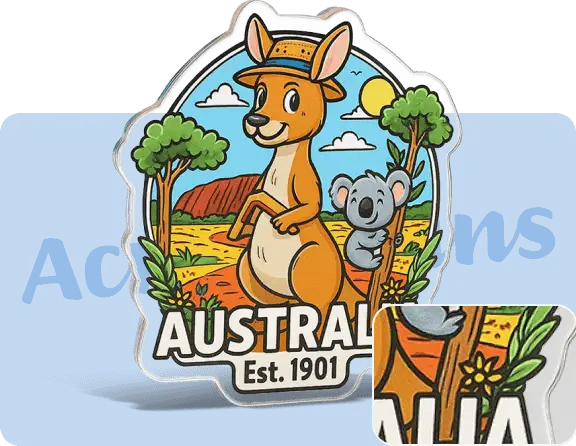 Custom Acrylic Lapel Pins Custom Acrylic Lapel Pins