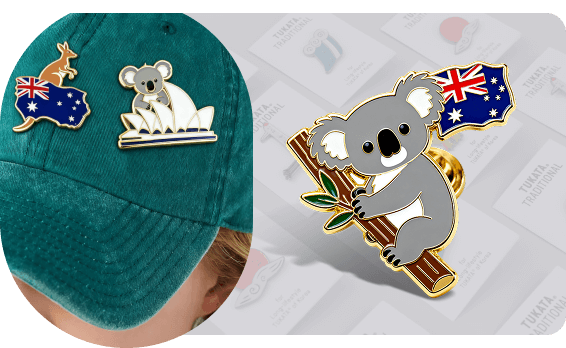 customised enamel pins