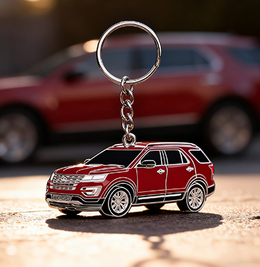Metal Enamel Keychains