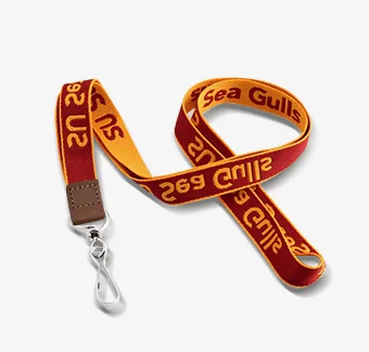 Brugerdefinerede nøgleringsvævede lanyards