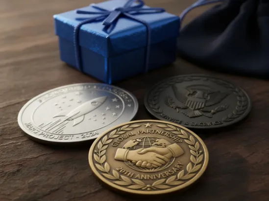 Custom Engraved Metal Coins For Gifts