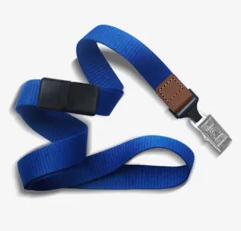 Breakaway Lanyard with Metal Bulldog Clip