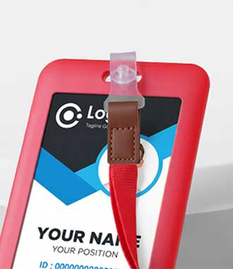 Cordões com porta-identidade