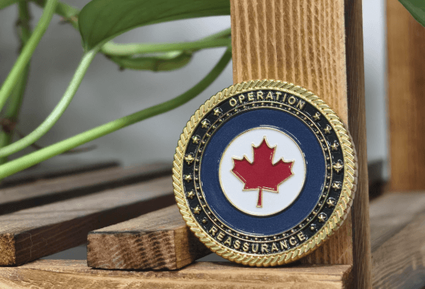Canada Flag Custom Challenge Coin