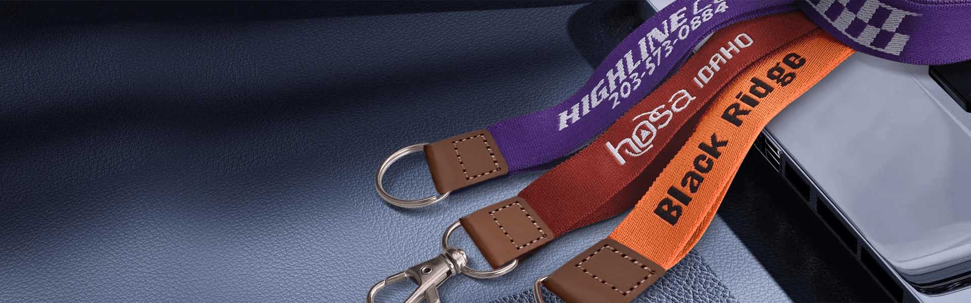 custom woven lanyards