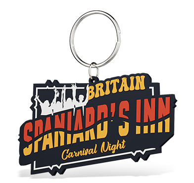 Personalised Rubber Keyrings