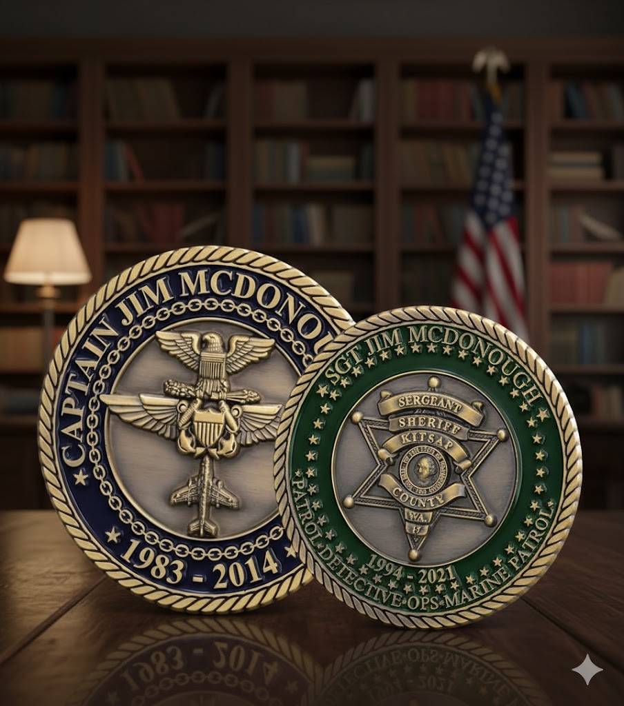 Custom Full 3D Military Coins