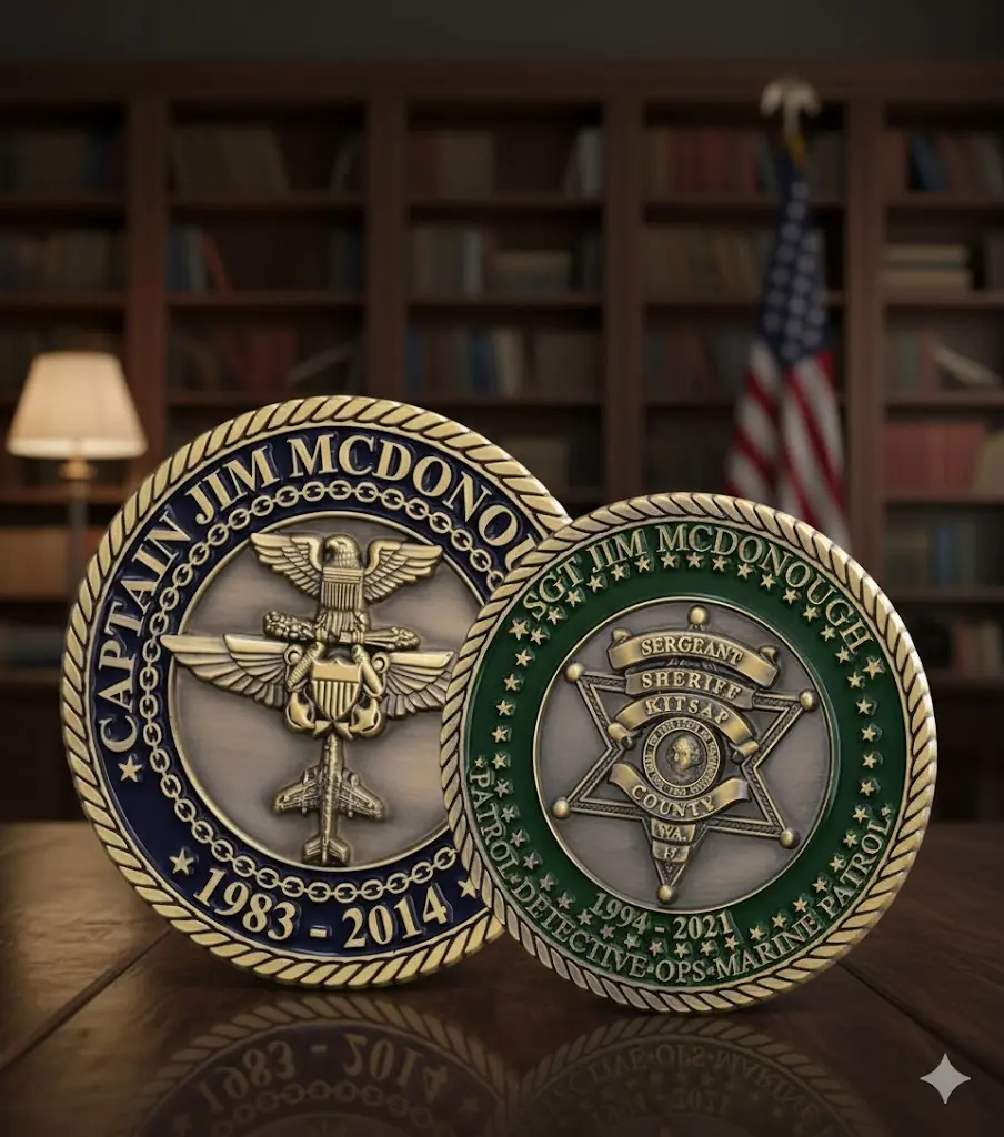 Custom Full 3D Military Coins